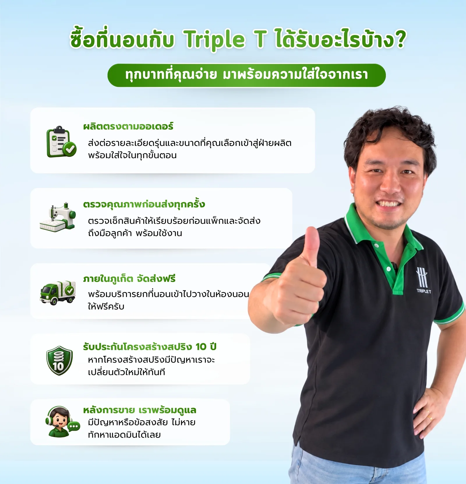แล้วทำไมต้อง TRIPLE T